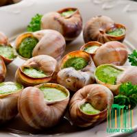 Улитки по бургундски 1,5кг. 100шт.