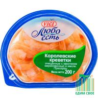 Креветки очищ. с хвост. в масле VICI 200г